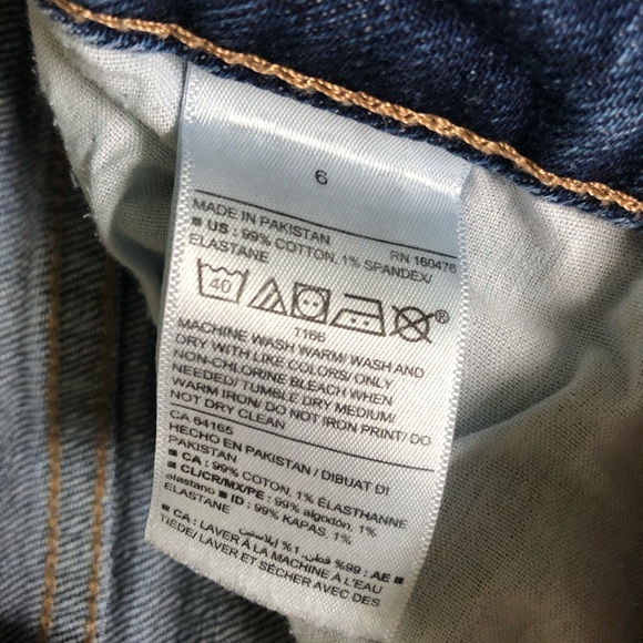 Straight Leg High Rise Old Navy Jeans - Picture 3 of 4